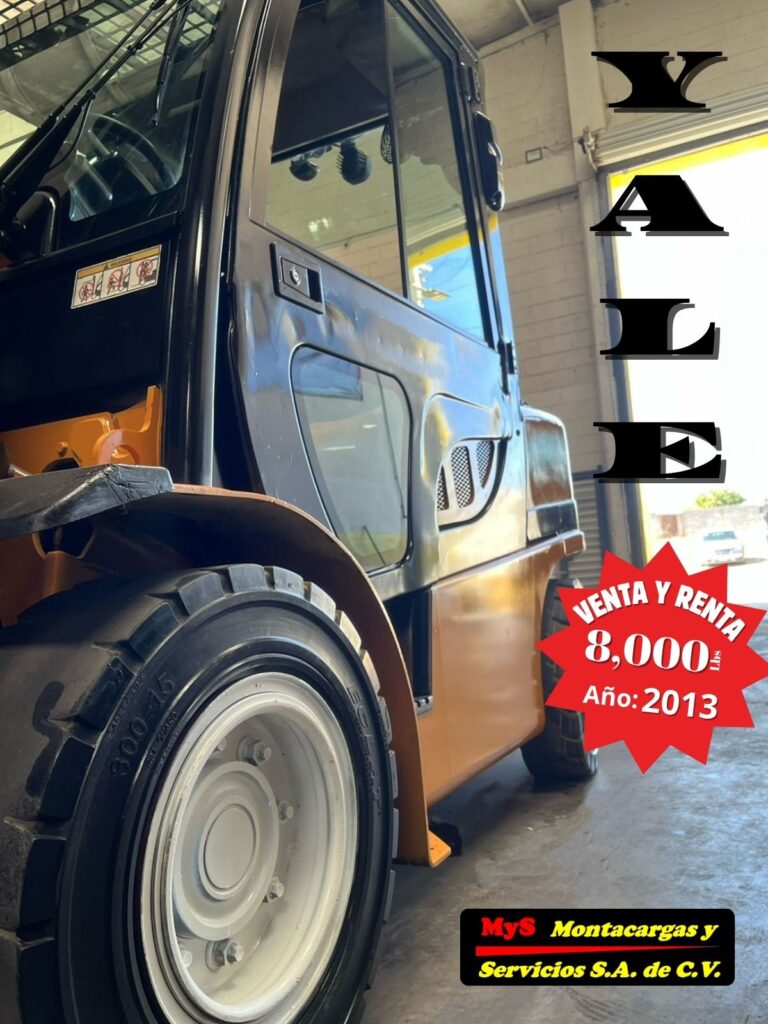 YALE 2013 8000LBS ENCABINADO